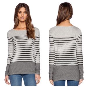 Vince Breton Stripe Boatneck Tee
